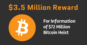 Ảnh của Treo thưởng 3,5 triệu USD cho bất cứ ai cung cấp thông tin về số bitcoin bị đánh cắp ngày 2/08