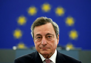 Ảnh của Chủ tịch Ngân hàng châu Âu Mario Draghi: Tiền điện tử không phải “tiền tệ”, mà là tài sản rủi ro cao