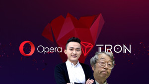 Ảnh của Ví tiền điện tử của trình duyệt Opera thông báo hỗ trợ TRON (TRX) và các token chuẩn TRC