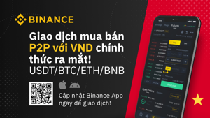 Ảnh của Binance chính thức hỗ trợ giao dịch P2P Crypto bằng Việt Nam Đồng