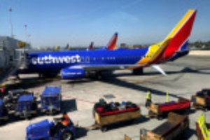 Picture of Southwest Airlines temporarily halted flights over computer issue