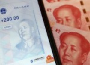 Ảnh của Trung Quốc phân phát 40 triệu đô la đồng NDT kỹ thuật số bằng phong bao lì xì