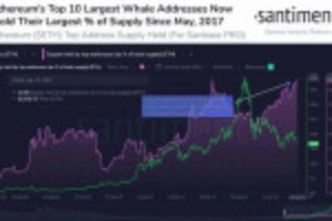 Picture of Over 20% of Ethereum’s supply is controlled by just 10 wallets