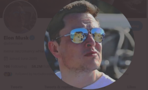 Ảnh của Elon Musk đổi ảnh đại diện Twitter có hình Dogecoin đẩy giá DOGE tăng 20%