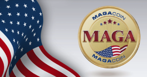 Ảnh của Buổi ra mắt MAGACOIN của phe ủng hộ Donald Trump thất bại do dữ liệu web bị xâm phạm