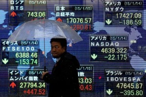 Picture of Asian Stocks Down as Uncertain Economic Outlook Remains