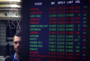 Picture of Australia stocks lower at close of trade; S&P/ASX 200 down 1.25%