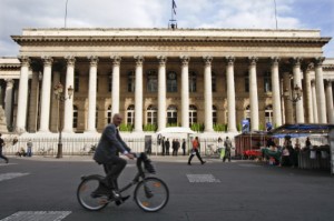 Picture of France stocks lower at close of trade; CAC 40 down 1.80%