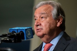 Picture of U.N. chief urges tax on 'grotesque greed' of oil, gas companies
