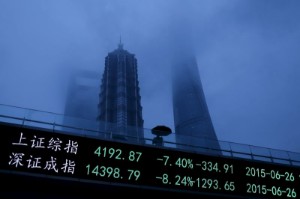 Picture of Chinese, Hong Kong Stocks Sink on Real Estate Jitters