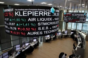 Picture of France stocks lower at close of trade; CAC 40 down 1.37%