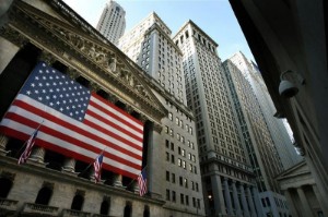 Picture of U.S. stocks lower at close of trade; Dow Jones Industrial Average down 0.88%