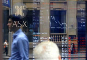 Picture of Australia stocks lower at close of trade; S&P/ASX 200 down 2.58%