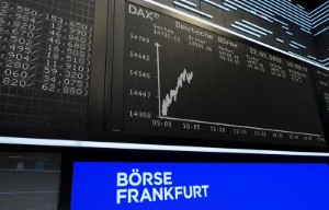 Picture of Germany stocks lower at close of trade; DAX down 1.22%
