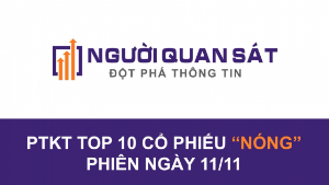 Ảnh của Phân tích kỹ thuật Top 10 cổ phiếu "nóng" phiên giao dịch 11/11