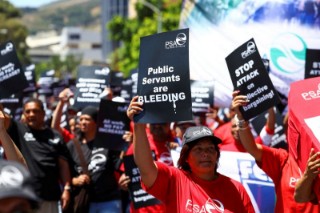 S.African civil servants plan protests to pressure govt over wages