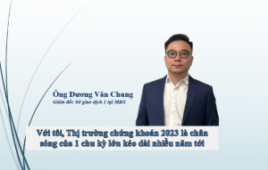 Ảnh của Ông Dương Văn Chung: "Với tôi, Thị trường chứng khoán 2023 là chân sóng của 1 chu kỳ lớn kéo dài nhiều năm tới"