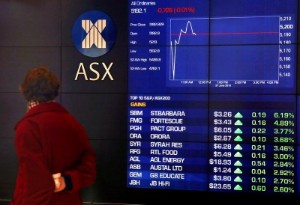 Picture of Australia stocks lower at close of trade; S&P/ASX 200 down 0.03%