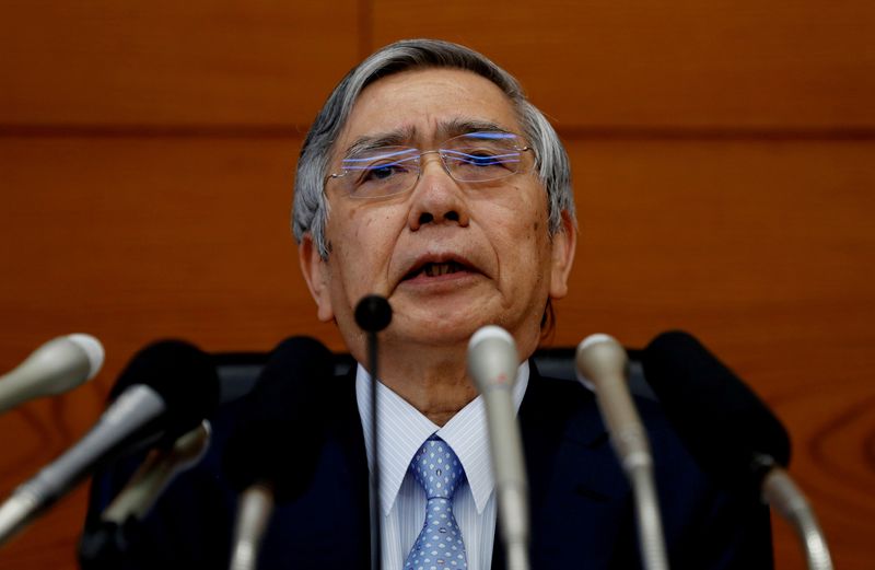 BOJ's Kuroda repeats vow to continue ultra-easy policy