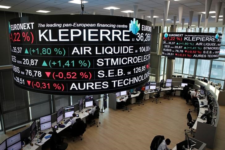 France stocks lower at close of trade; CAC 40 down 1.37%
