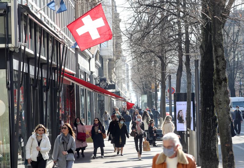 Switzerland cuts growth forecasts given energy risks, inflation