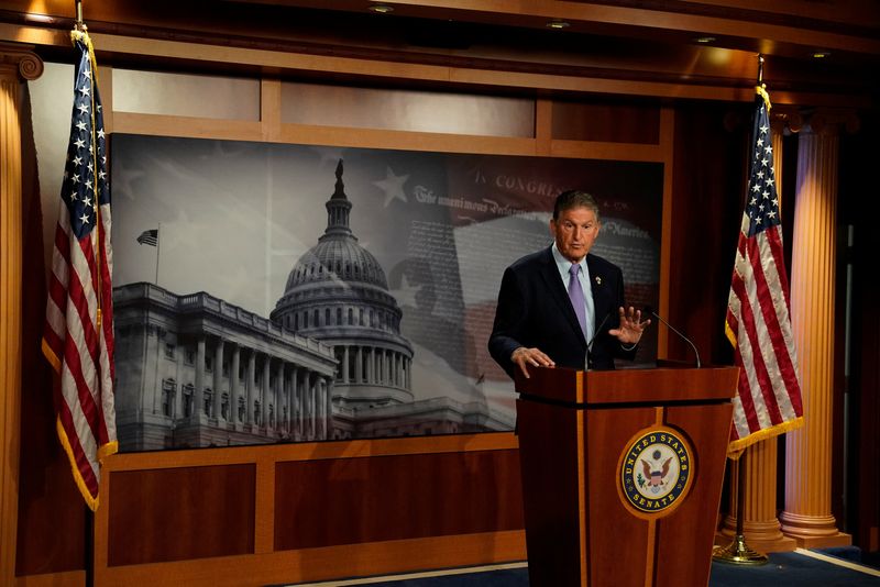 U.S. Senator Manchin unveils energy bill that some Democrats slam
