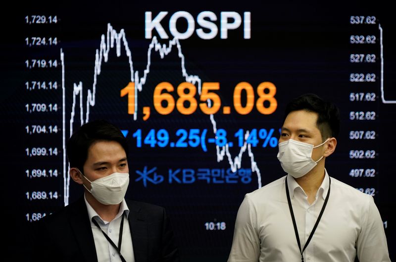 Asian Stocks Tumble as Fed Vows More Sharp Rate Hikes