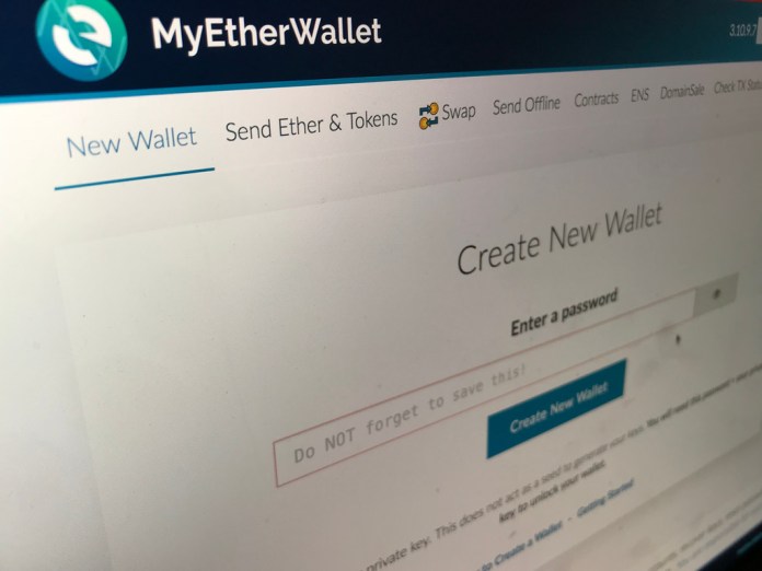 MyEtherWallet giục người dùng nhanh chóng chuyển tiền trước nghi vấn hack