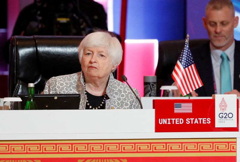 Yellen to meet China central bank governor, Italy's finance chief at G20 summit