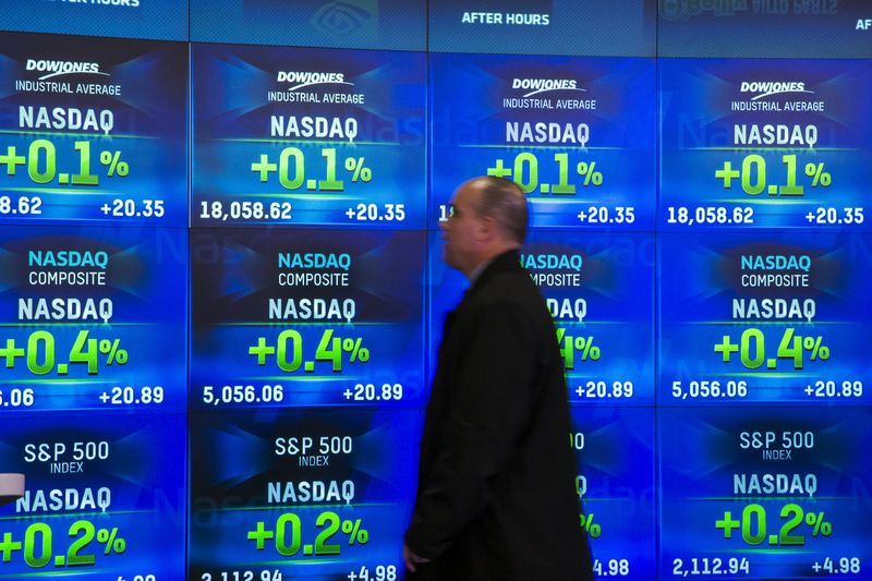U.S. stocks higher at close of trade; Dow Jones Industrial Average up 0.28%