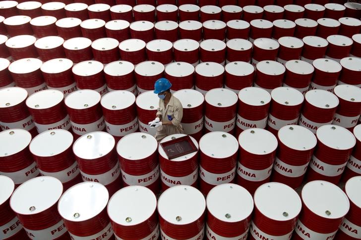 U.S. crude inventories fell much more than expected last week - EIA