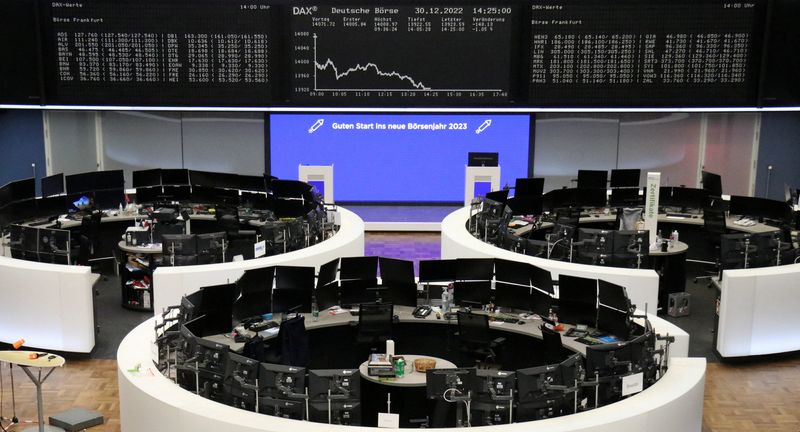 European shares start 2023 on upbeat note on encouraging factory data