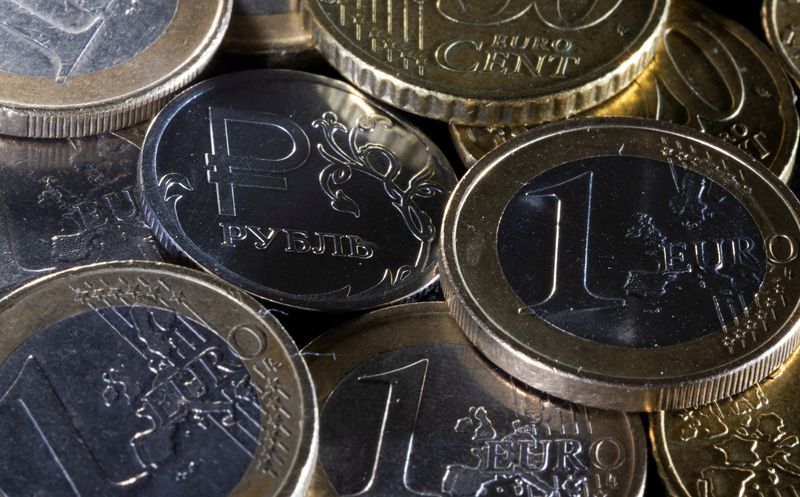 Russian rouble slides in first trade of the year