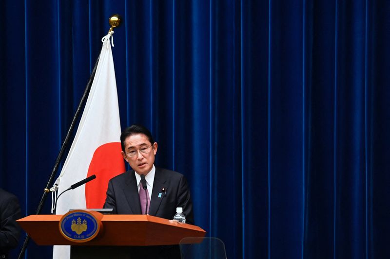 Japan PM Kishida urges spurring wage hikes to avoid stagflation