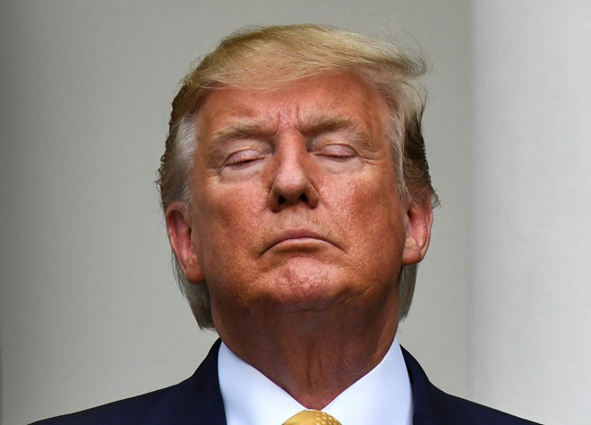 Tổng thống Mỹ Donald Trump không phải là một fan của tiền ảo /// Ảnh: AFP