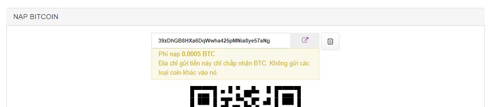 Mua Bán Bitcoin uy tin Phí nạp BTC vào remitano là 0.0005 BTC