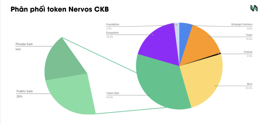 Phân phối token Nervos CKB