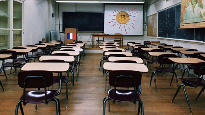 Bitcoin sẽ nằm trong chương trình chính thức cho học sinh trung học ở Pháp /// Ảnh: THENEXTWEB