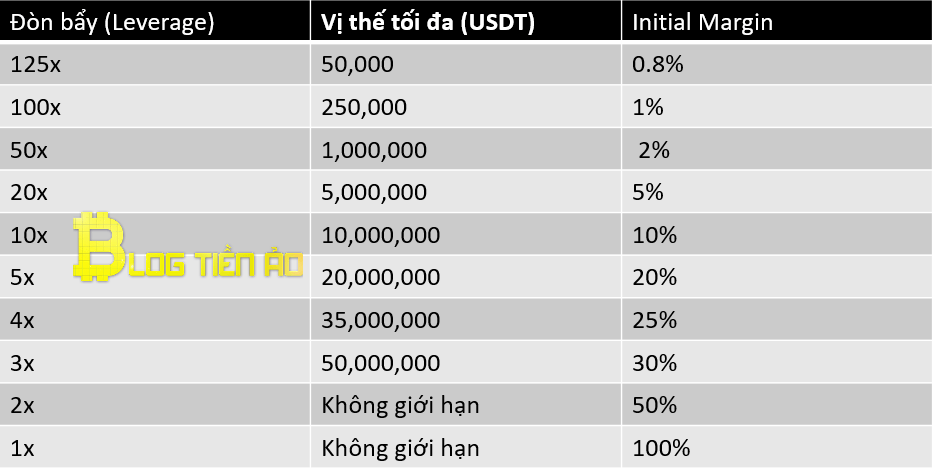 Initial Margin Binance Futures