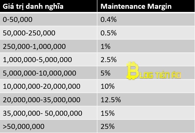 Maintenance Margin Binance Futures