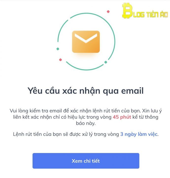 Yêu cầu xác nhận qua email