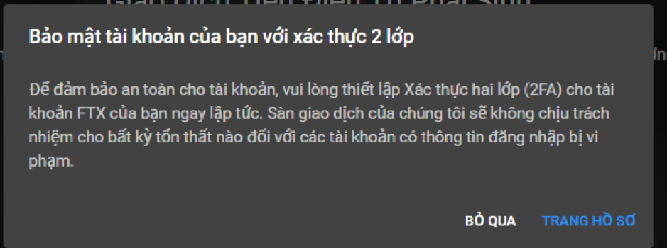 Kích hoạt 2FA