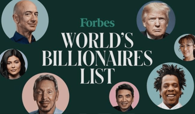 Danh sách tỷ phú của Forbes 2020 chỉ có 4 người thuộc lĩnh vực tiền điện tử