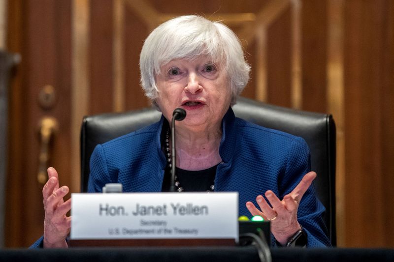 U.S. Treasury's Yellen says regulators to meet Monday to discuss stablecoins