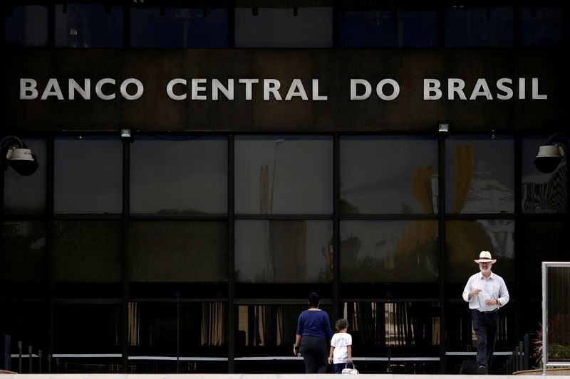 Brazil cenbank set for 100 bps hike, biggest in 18 years: Reuters poll