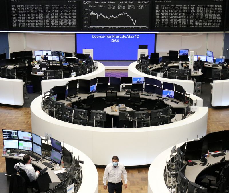 European stocks end ECB week lower after stimulus slows as expected