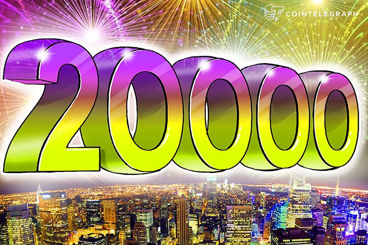 Bitcoin chính thức phá vỡ mốc 20.000 USD