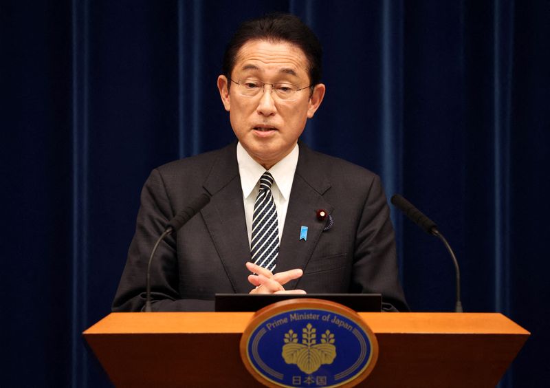 Japan PM Kishida calls for BOJ efforts to hit inflation target