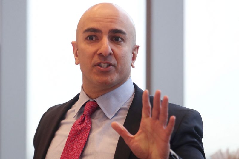 Fed's Kashkari, citing inflation risks, sees 2 rate hikes this year