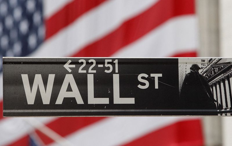 Wall St falls as tech stocks weaken on hawkish Fed minutes; cyclicals rise
